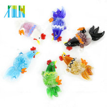 fashion Handmade Lampwork Murano Glass Chicken Pendants 12pcs/box, MC0067